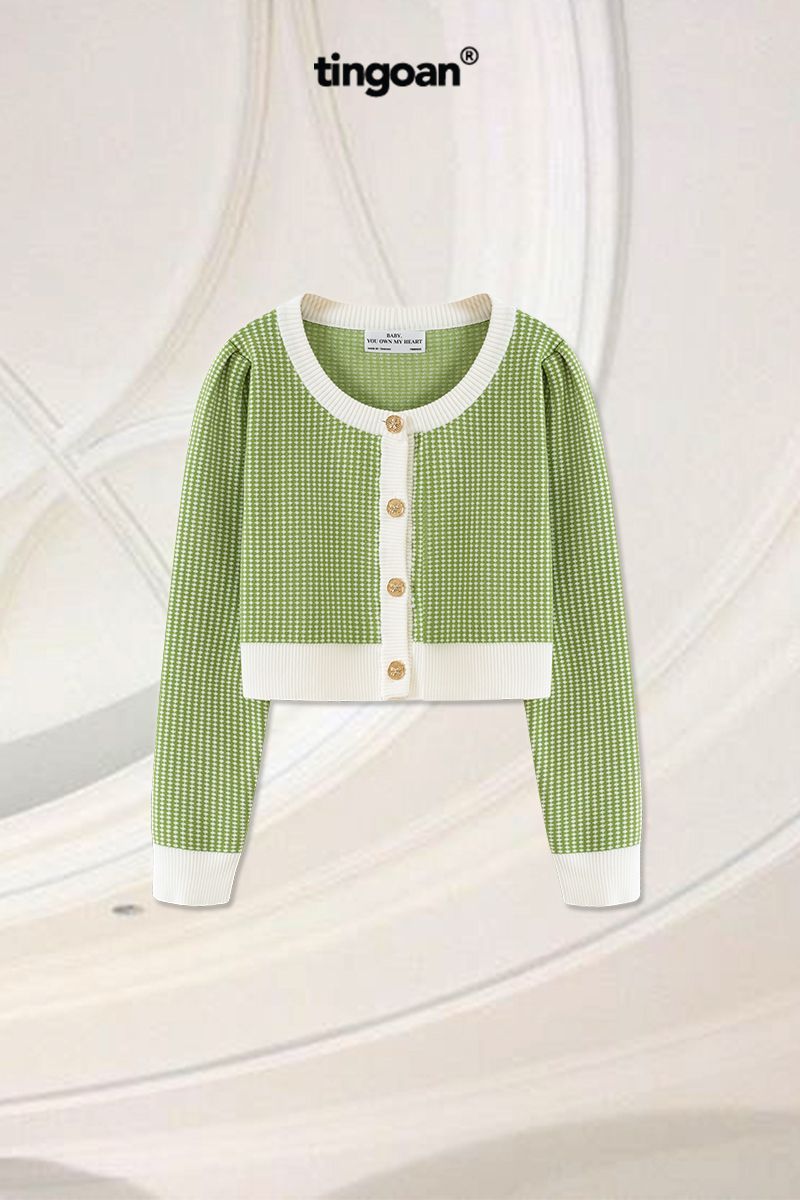 LOULOU CARDIGAN/GREEN