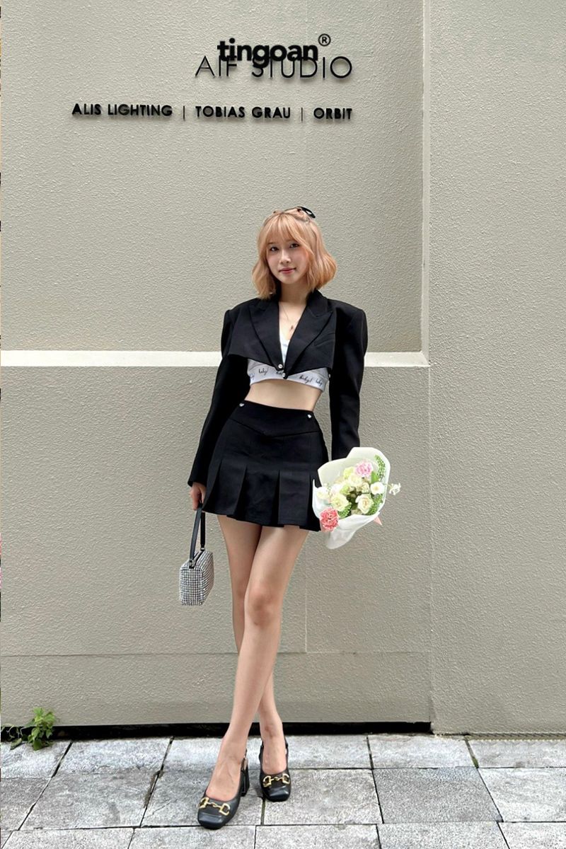 SAD MOOD SKIRT/BL