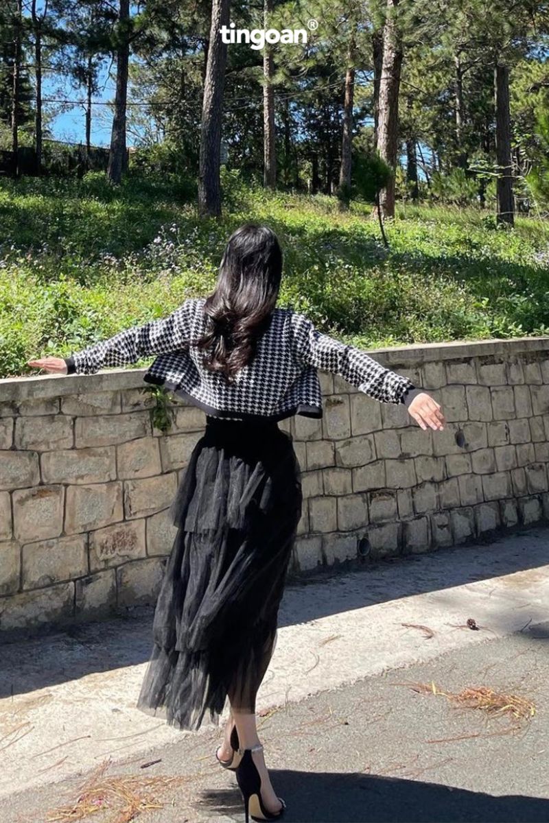 HAPPY MOOD CARDIGAN/BL/FS