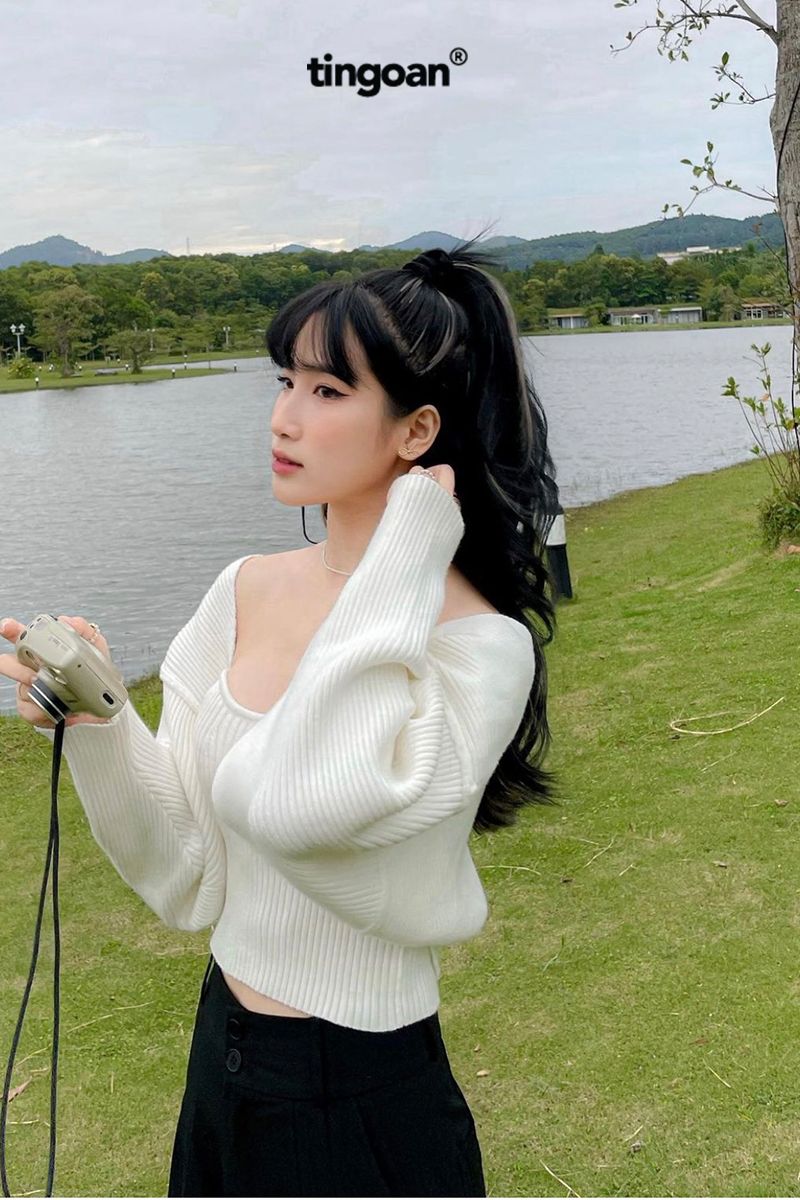 WAY 2 SEXY CARDIGAN/WH/FS