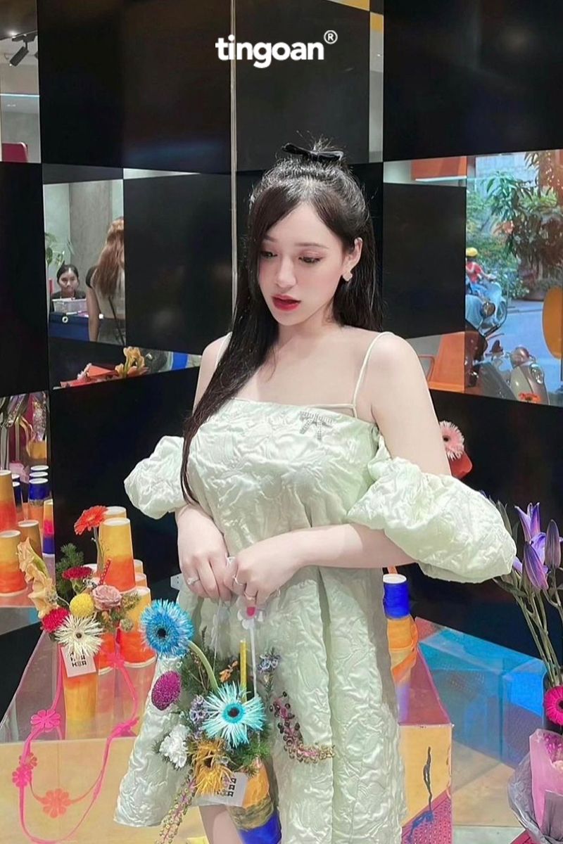 SLEEPING BEAUTY DRESS/MINT