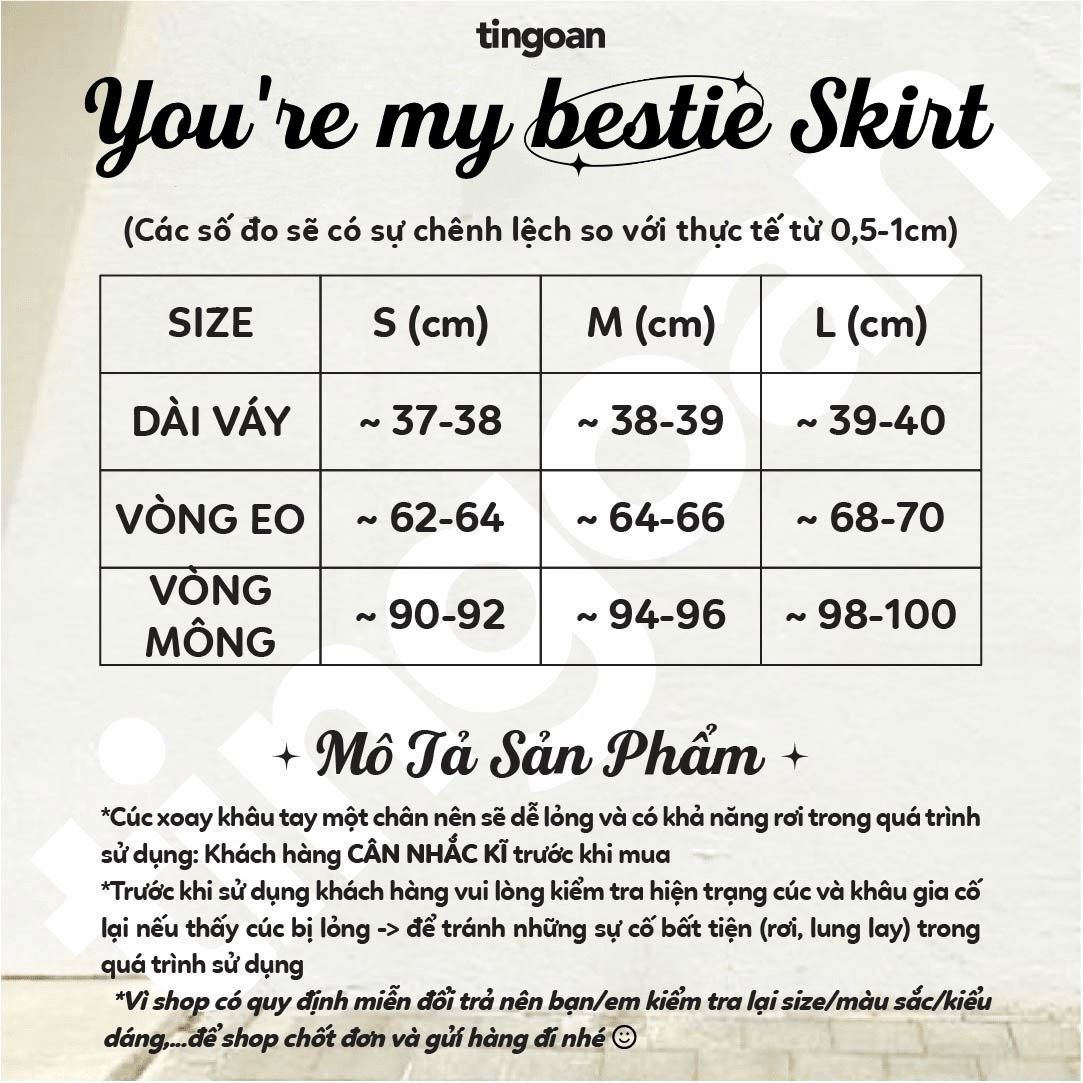 YOU’RE THE BESTIE SKIRT