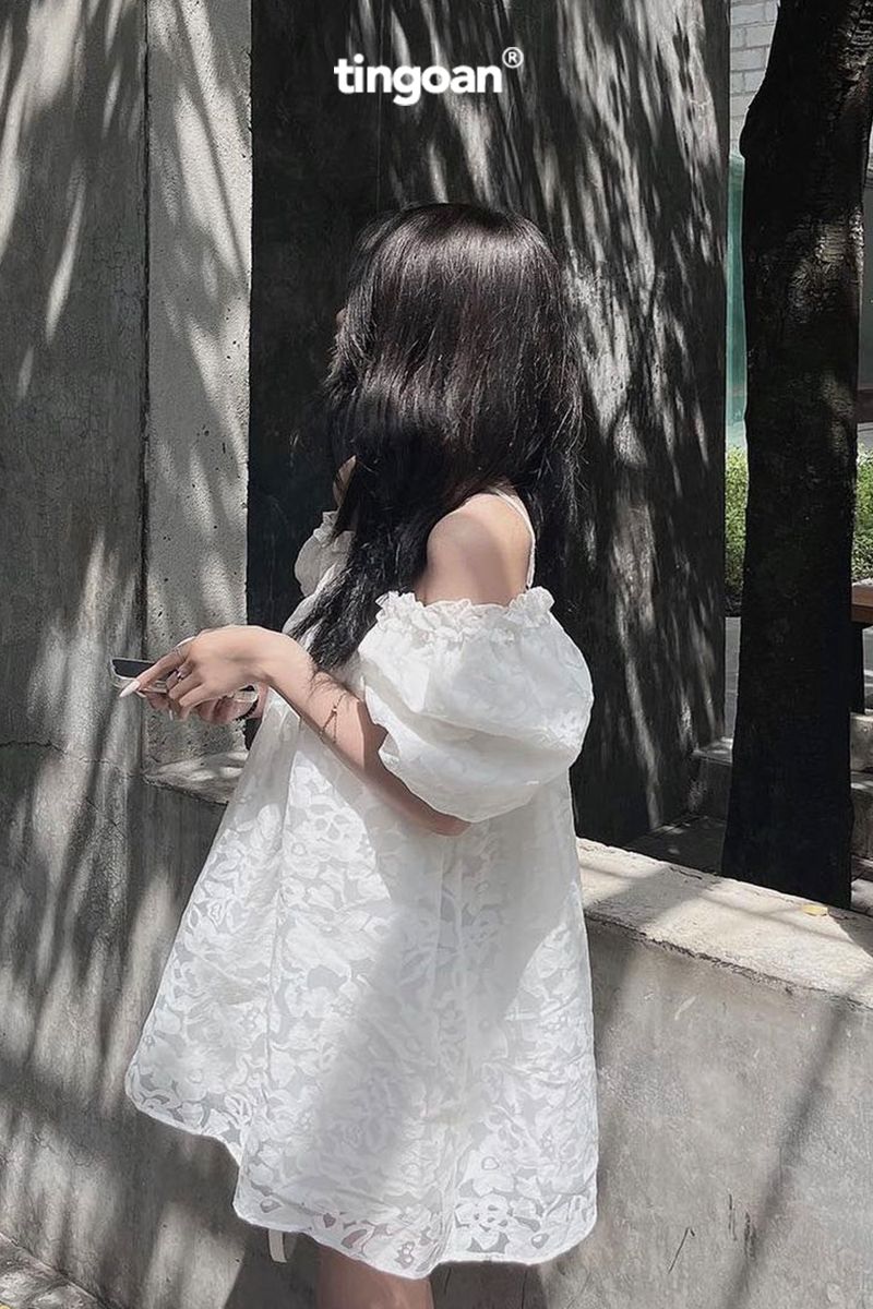 MINI HEART TOP/WH
