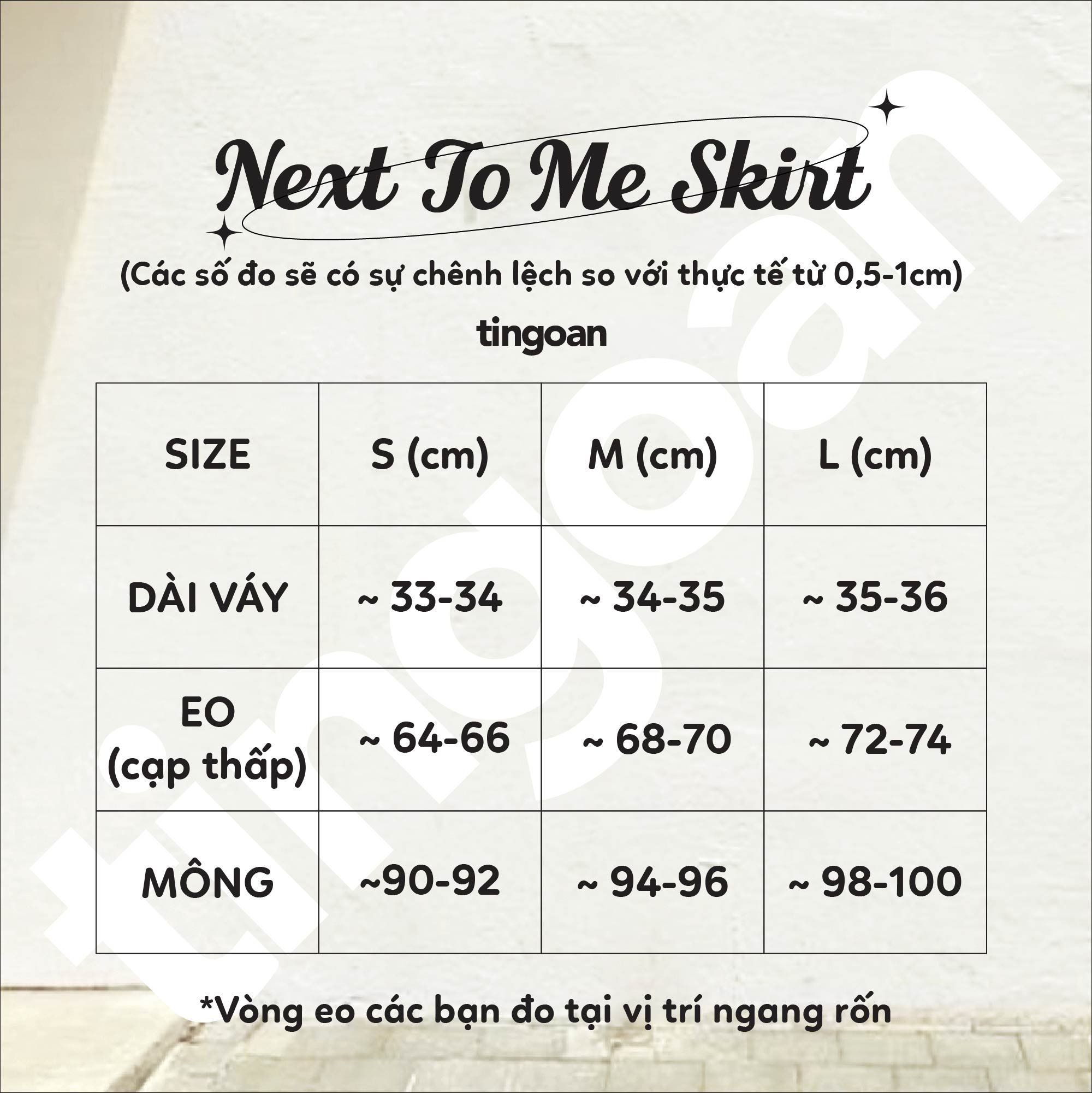 NEXT TO ME SKIRT/GR
