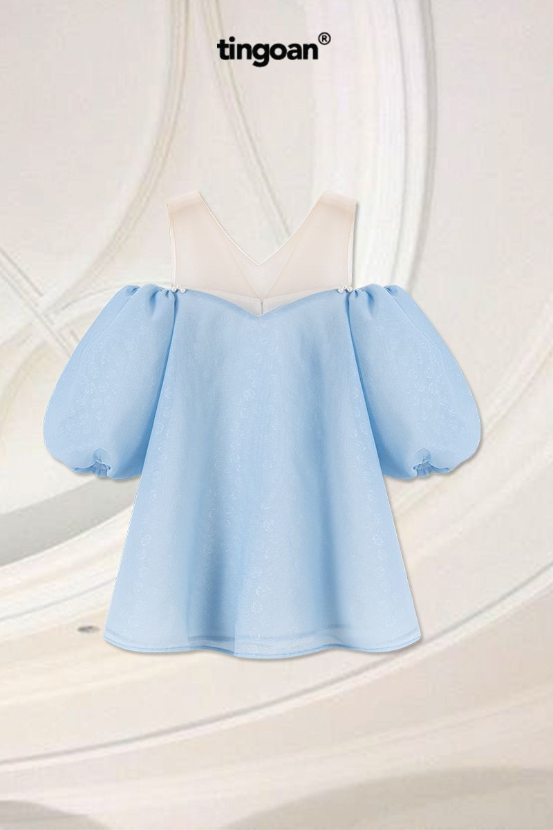 ROSIE ANGELS TOP/BLU/FS