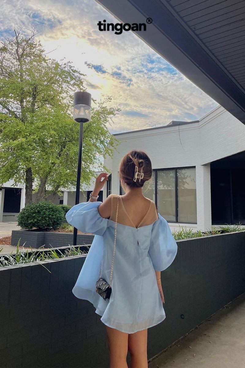 ROSIE ANGELS TOP/BLU/FS