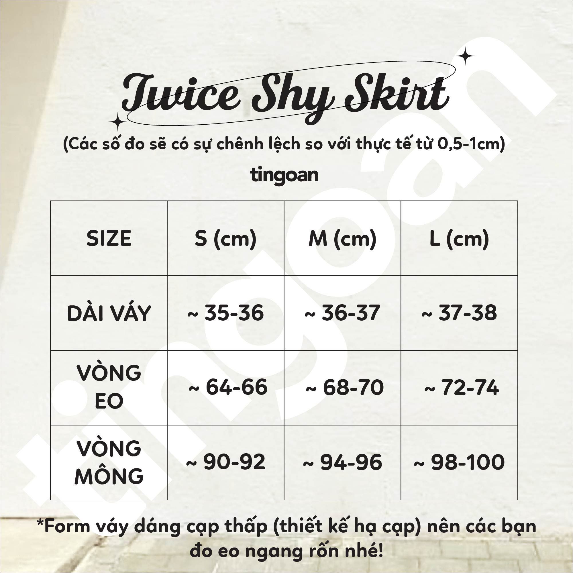 TWICE SHY SKIRT