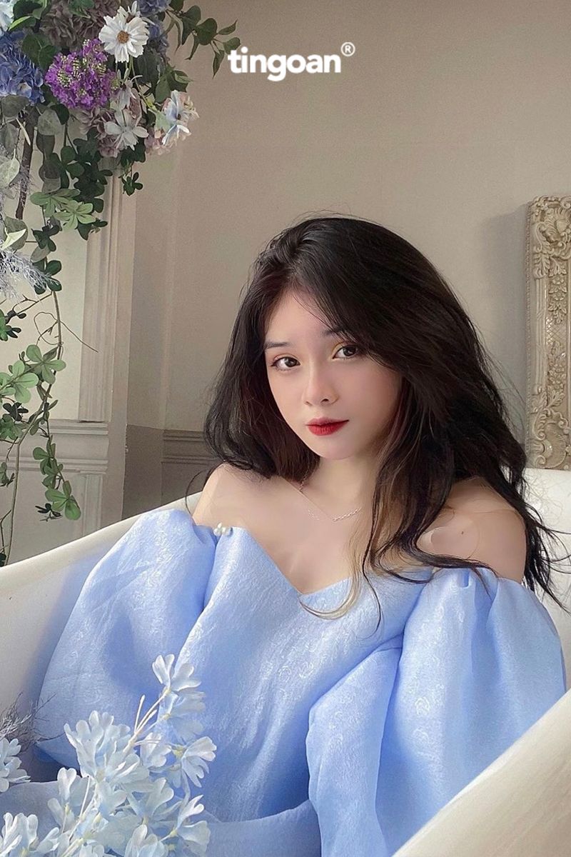 ROSIE ANGELS TOP/BLU/FS