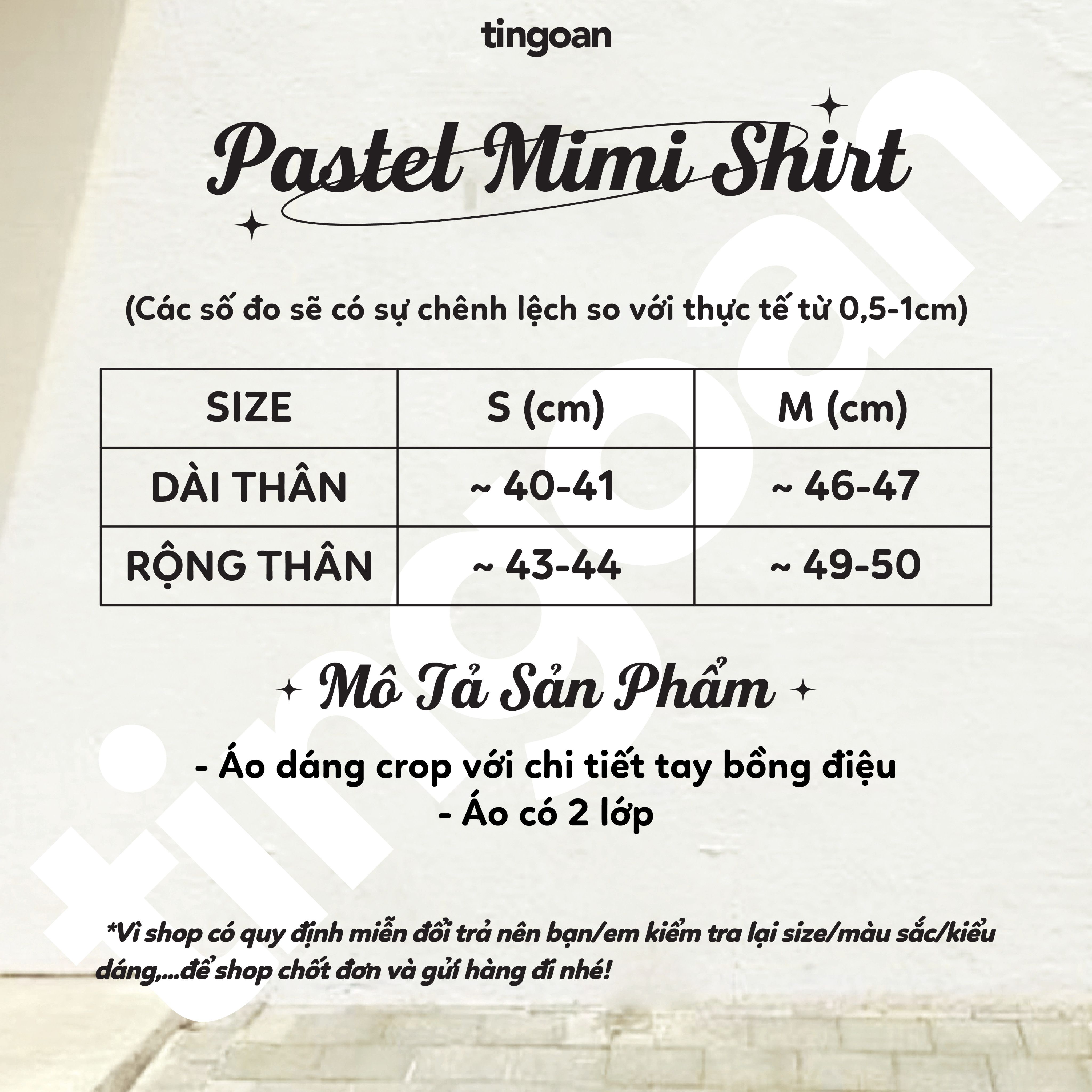PASTEL MIMI SHIRT/BL