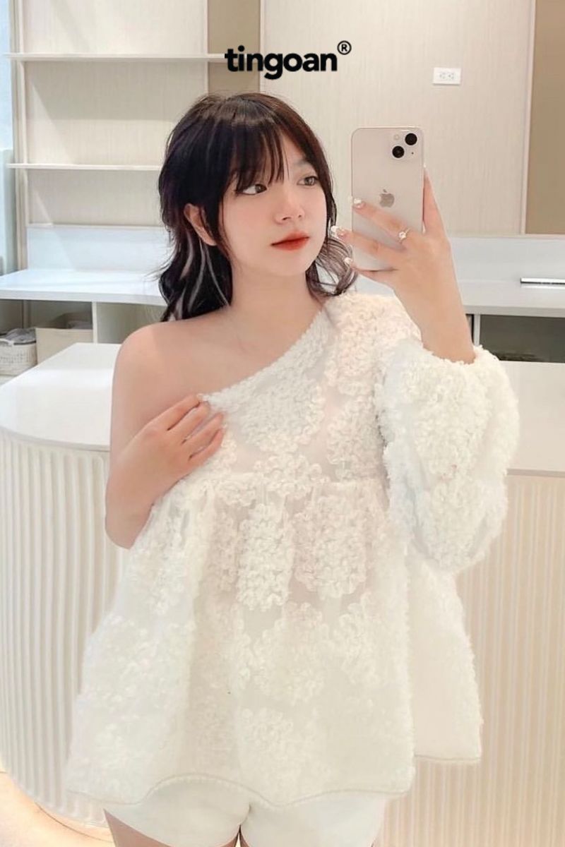 BLING BLING TOP/WH