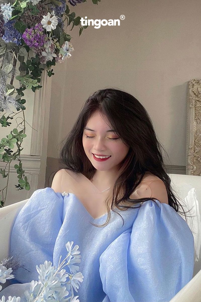 ROSIE ANGELS TOP/BLU/FS