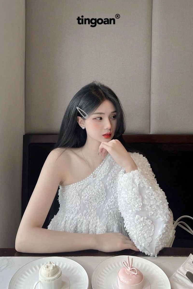 BLING BLING TOP/WH