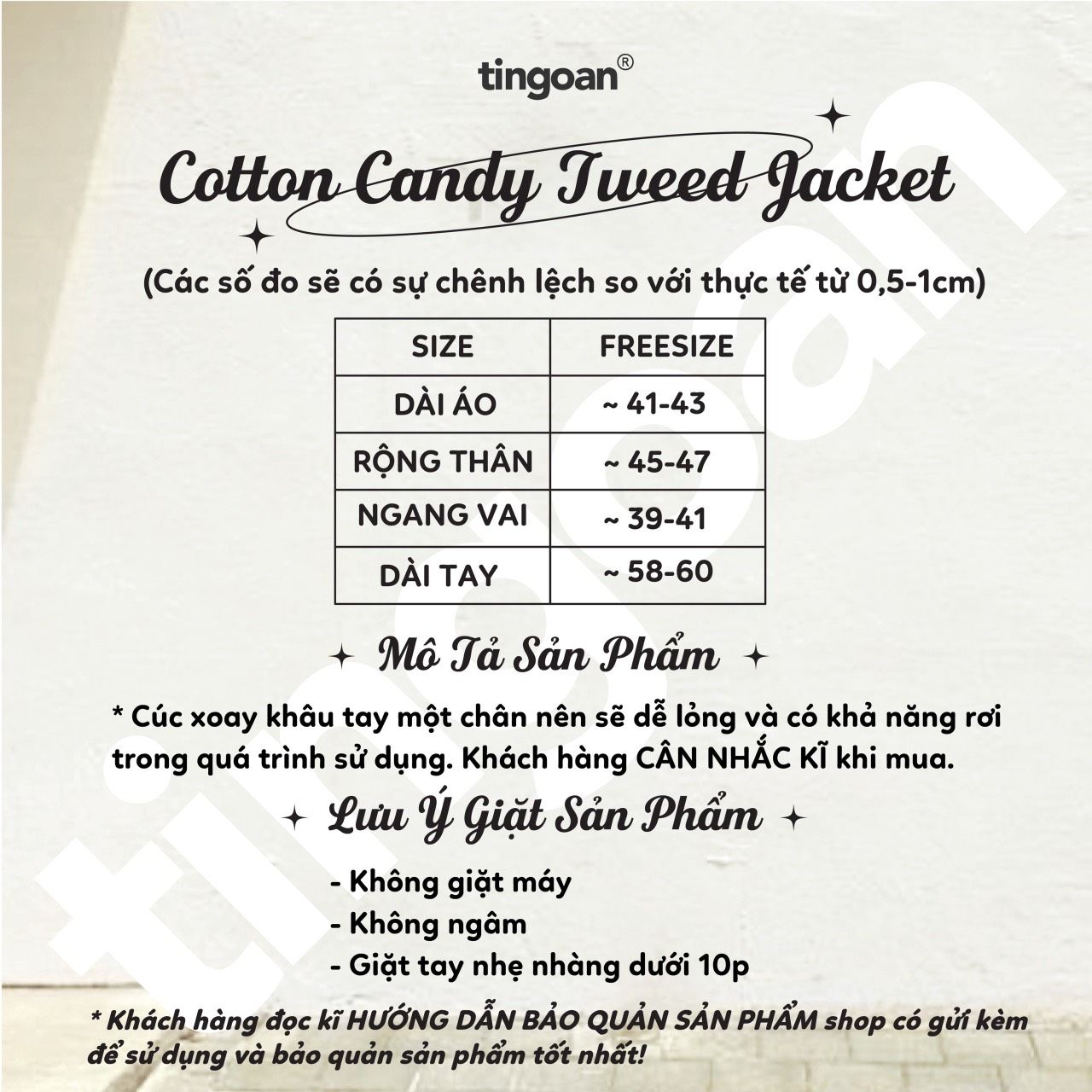COTTON CANDY JACKET/BLU/FS