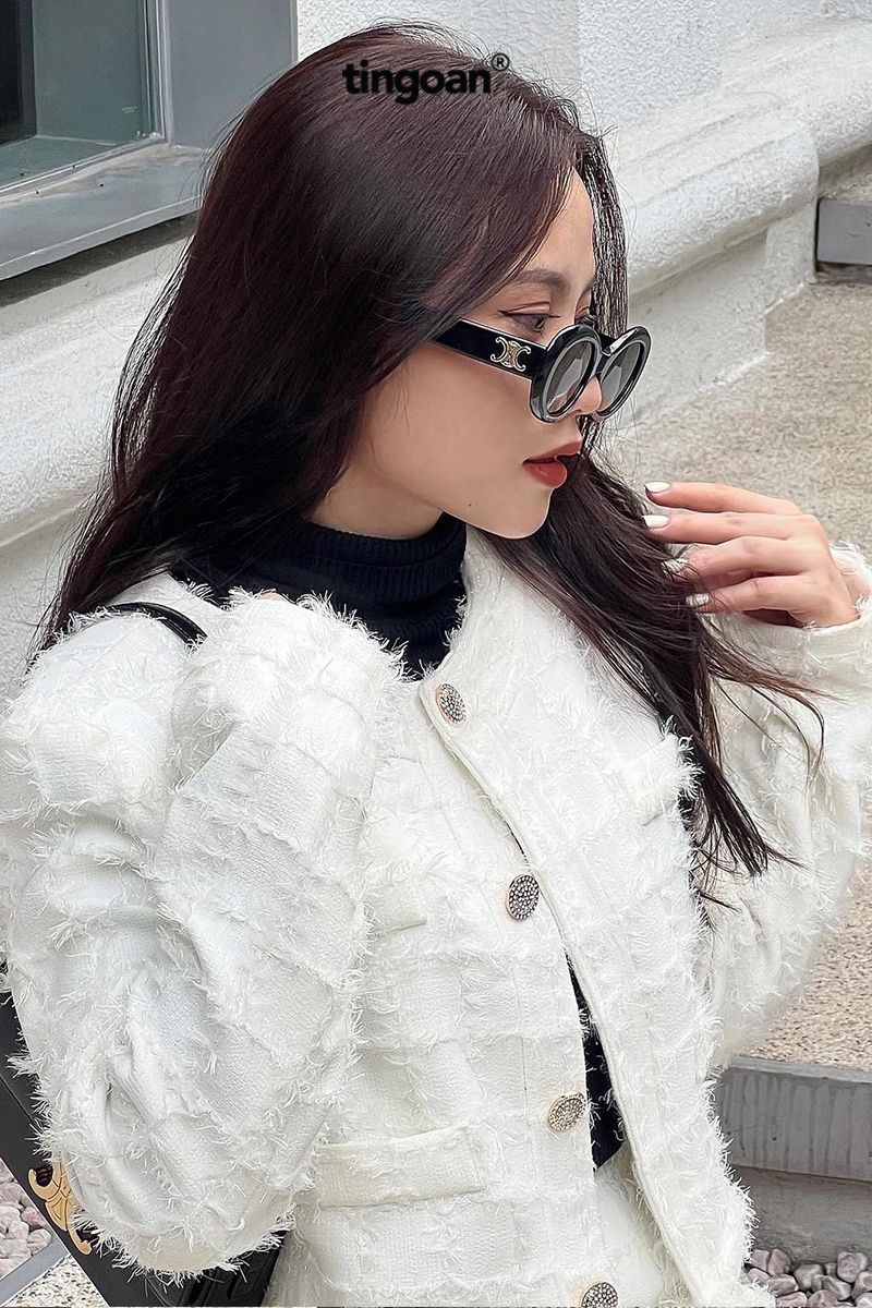 SPARKLE BABY JACKET/WH/FS