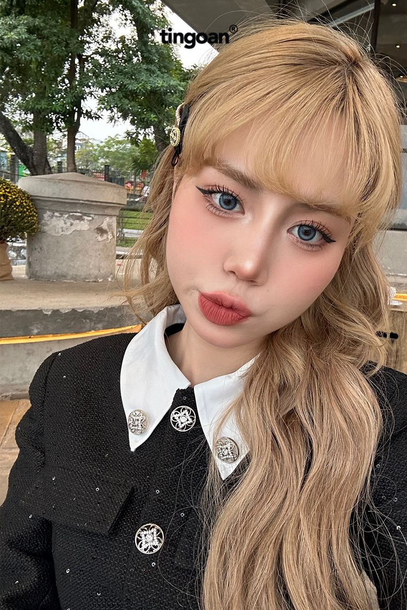SUPER STAR TWEED TOP/BL
