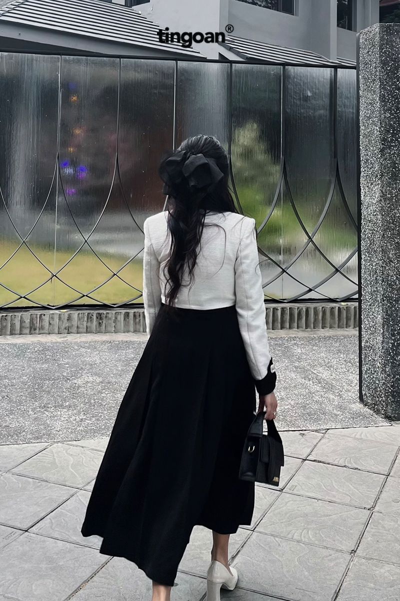 QIN QIN LONG SKIRT/BL
