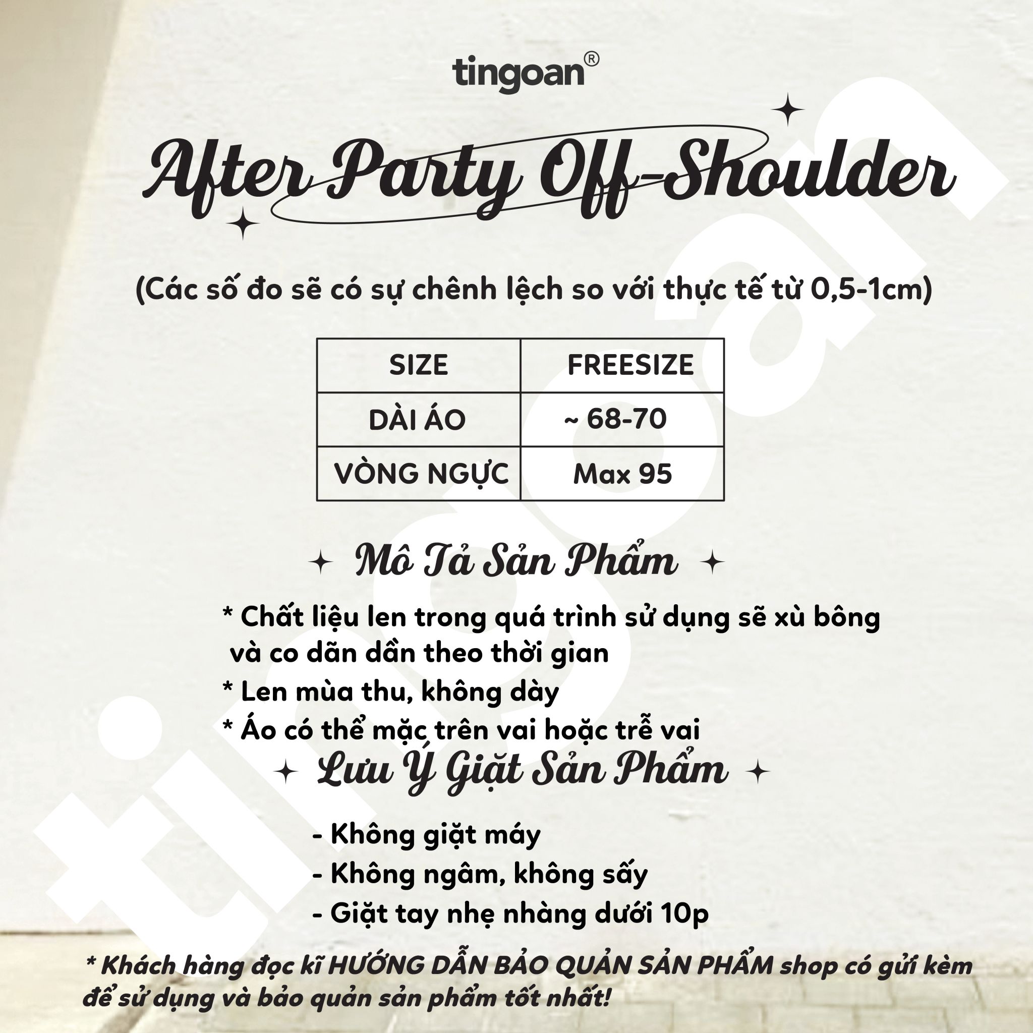 AFTER PARTY OFF-SHOULDER TOP/BL