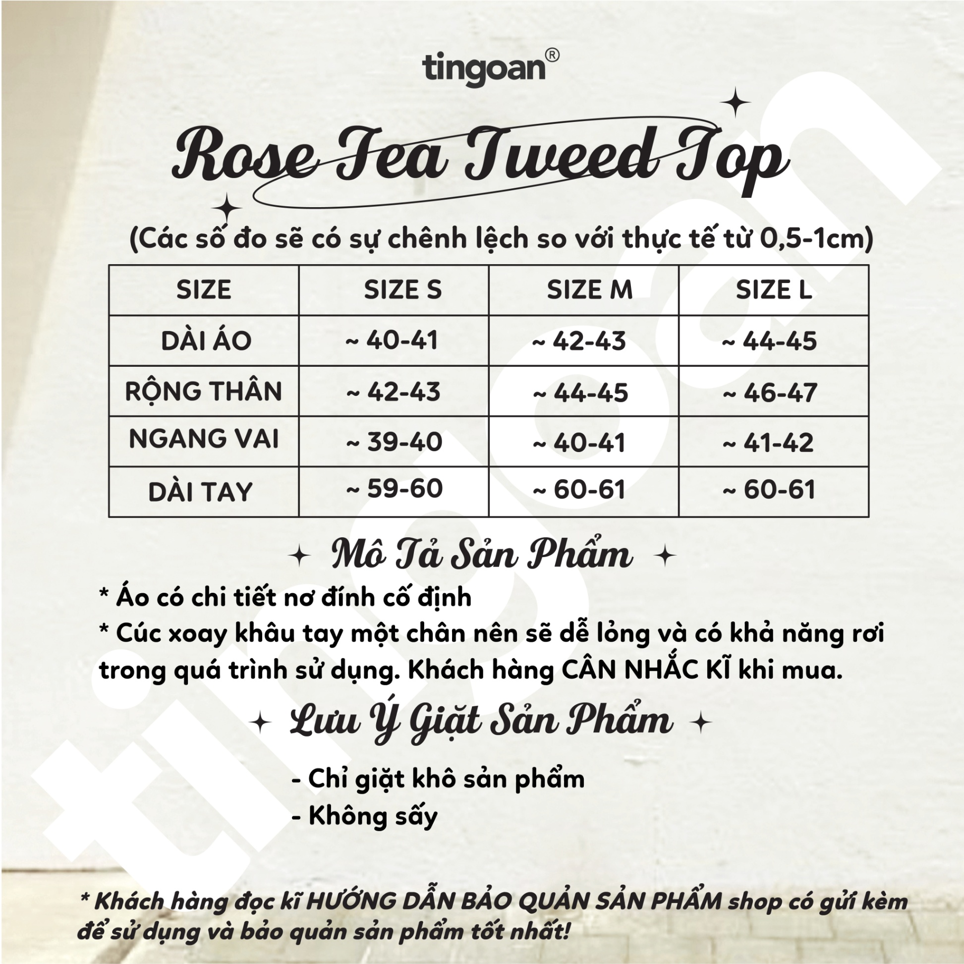ROSE TEA TOP/WH