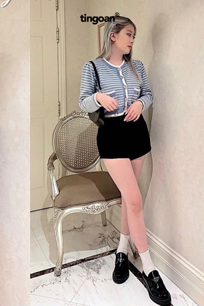 CAPPUCCINO CARDIGAN/BLU/FS