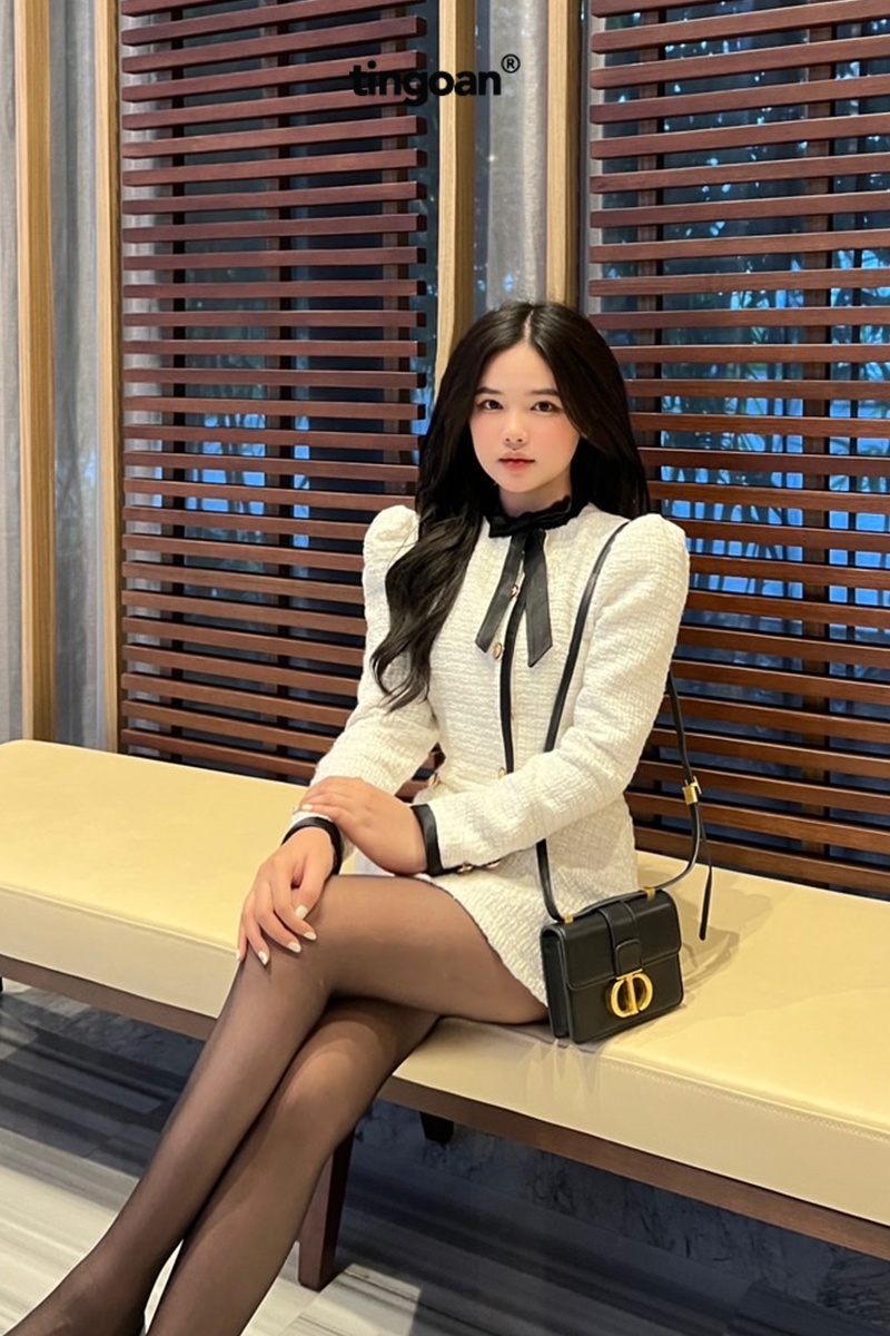 ROSE TEA TOP/WH