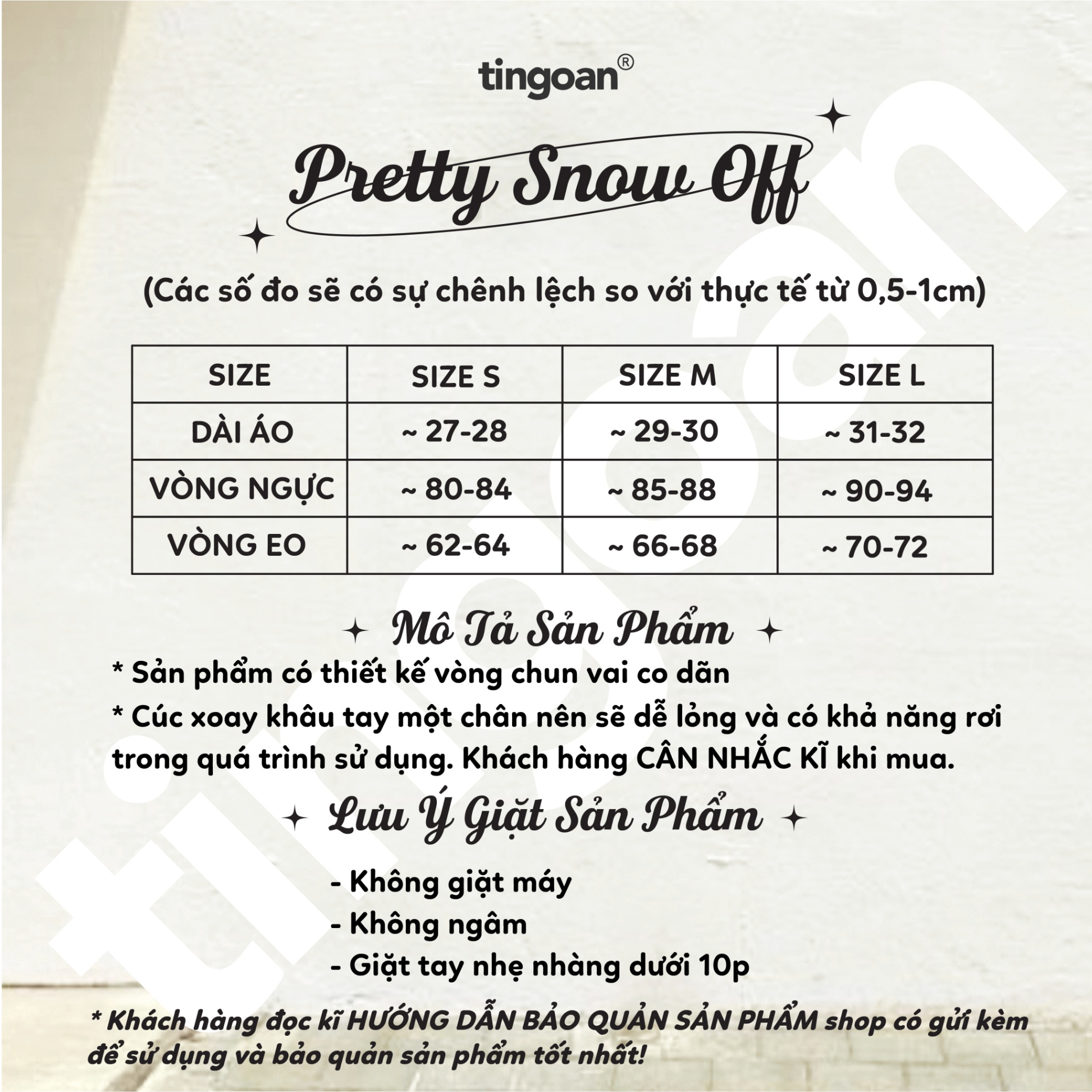 PRETTY SNOW OFF/ND