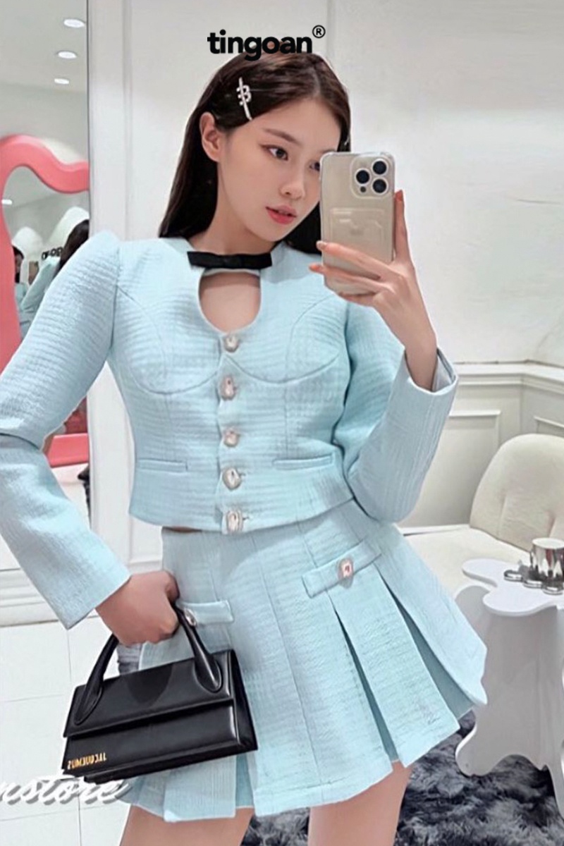 BABY DIAMOND TOP/BLUE