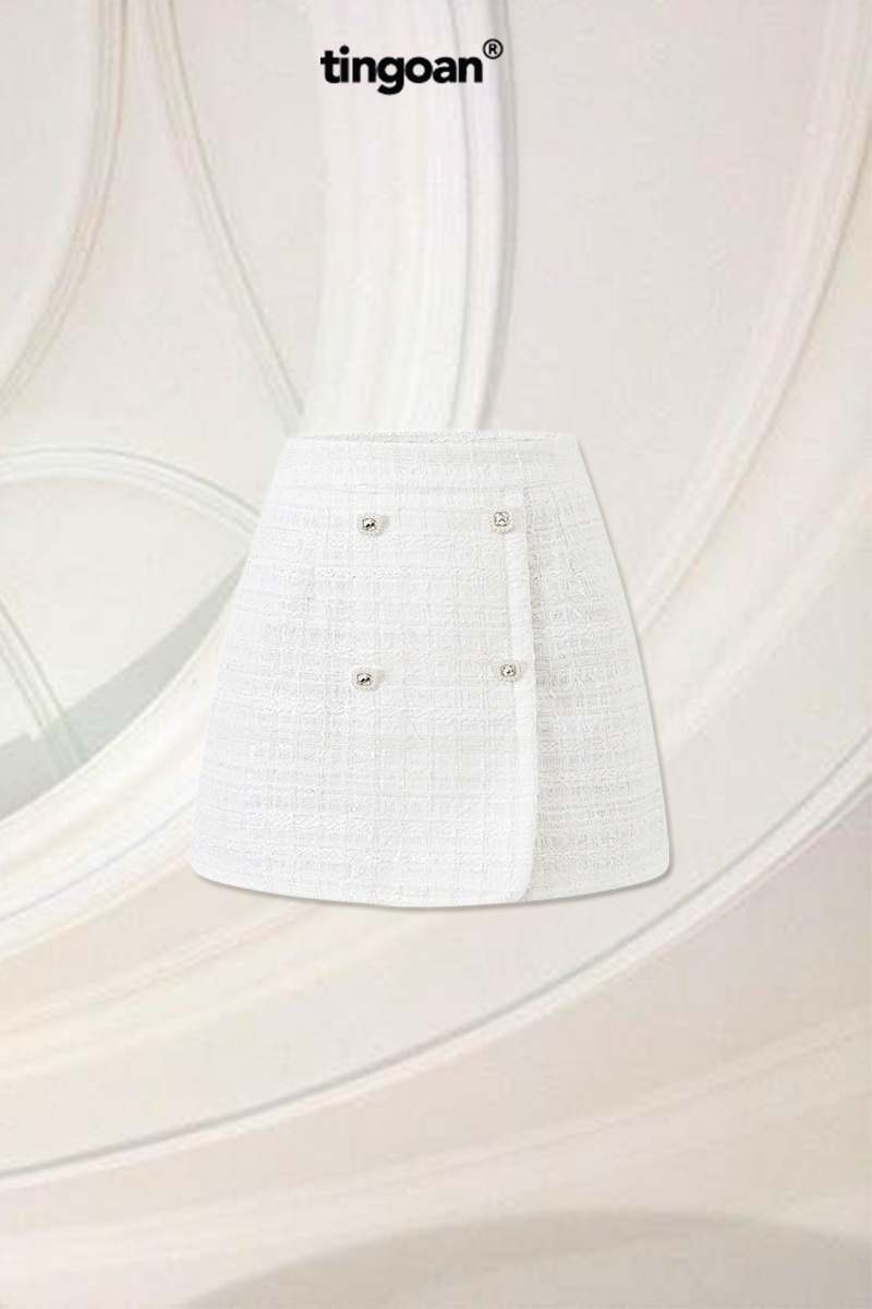 PRETTY SNOW SKIRT/WH
