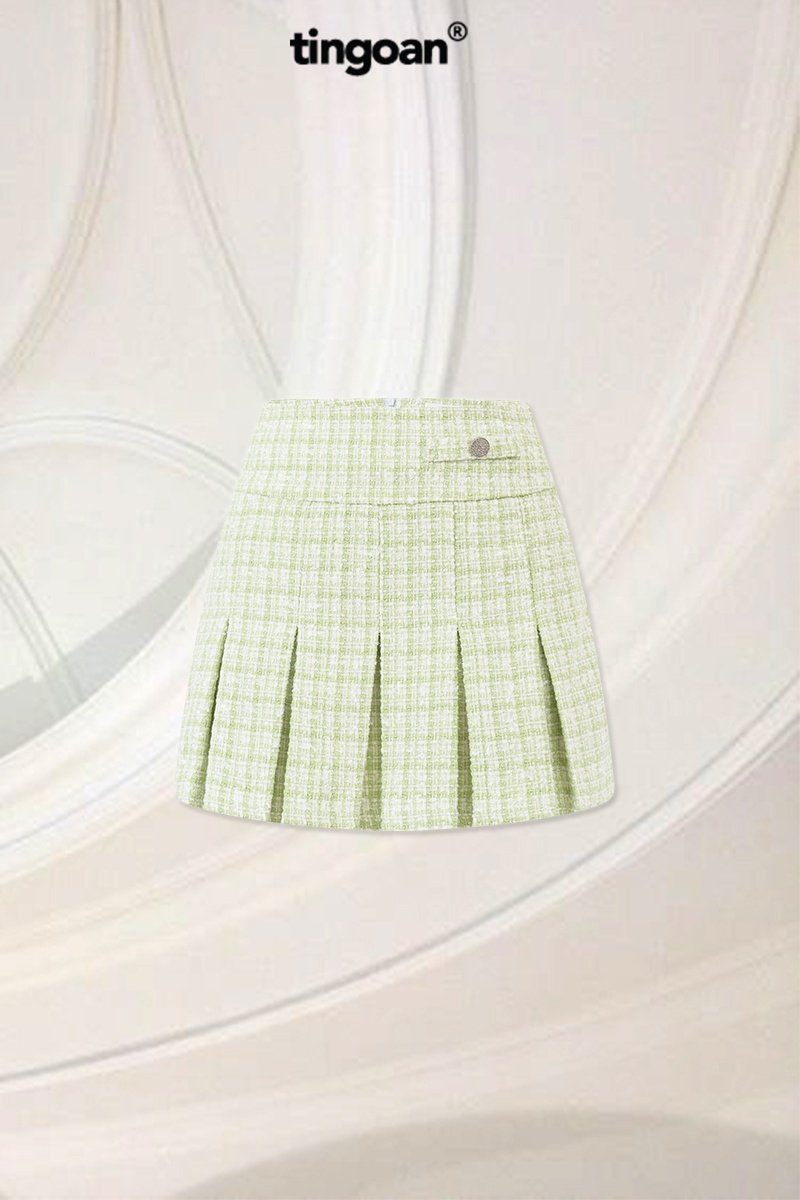 CHERRY CHAMPAGNE SKIRT/GREEN