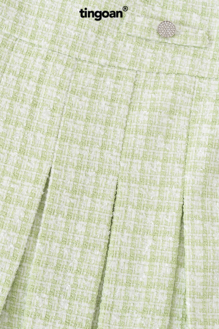CHERRY CHAMPAGNE SKIRT/GREEN