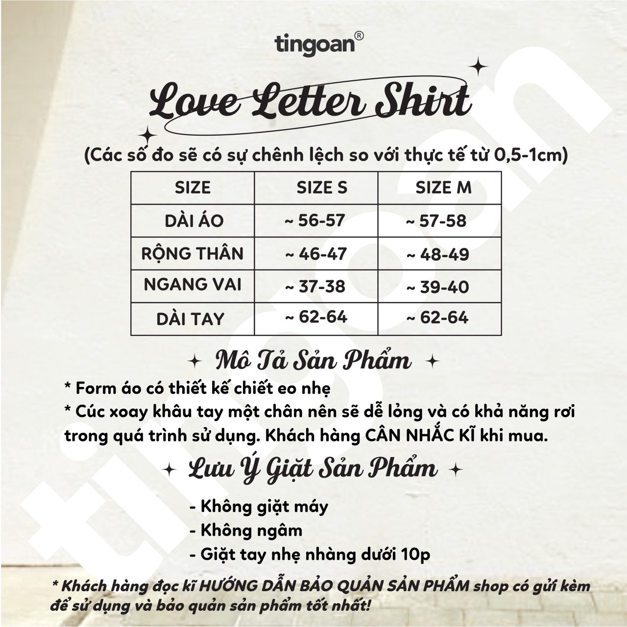 LOVE LETTER SHIRT/WH