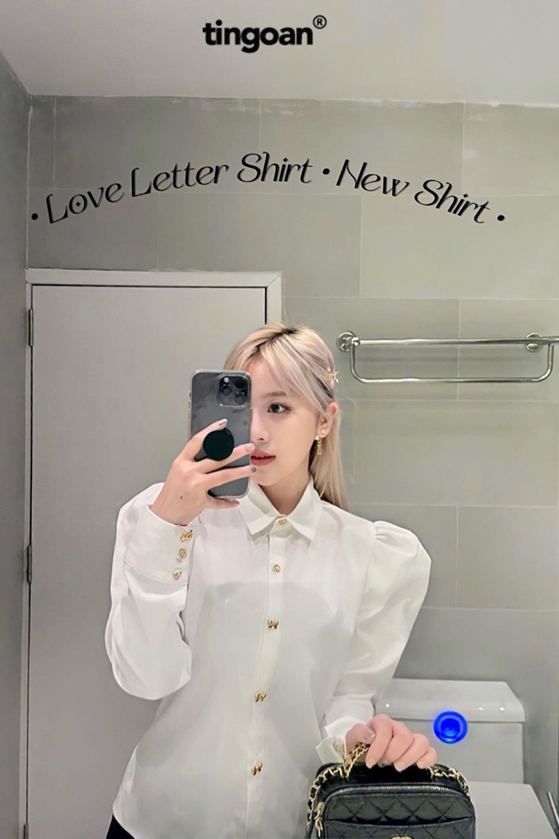 LOVE LETTER SHIRT/WH