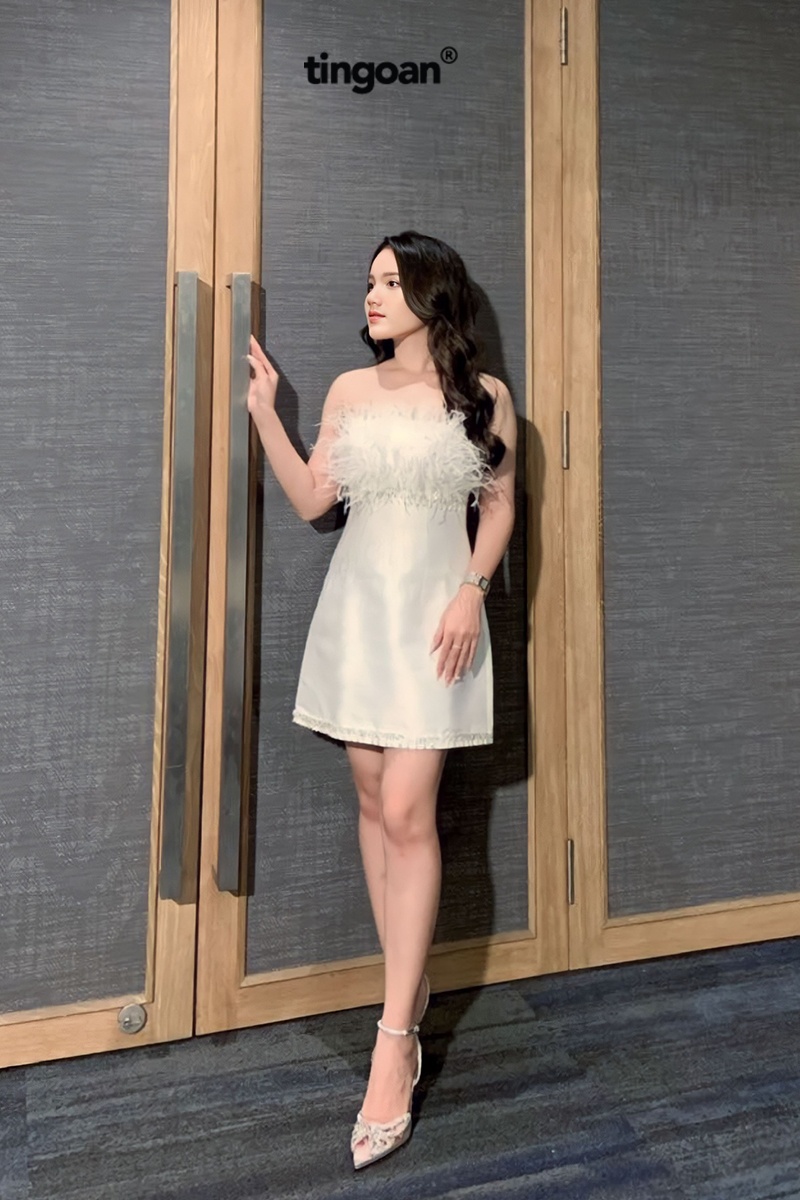 LOVE DEFENSE DRESS/WH