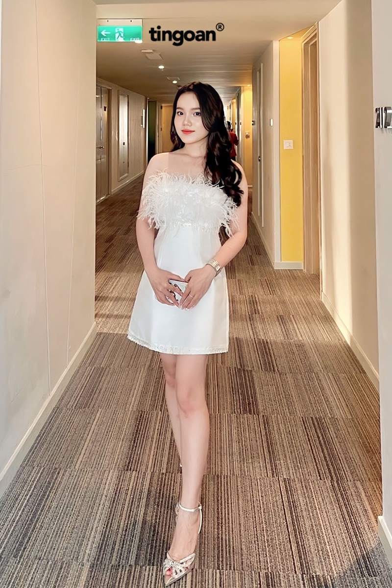 LOVE DEFENSE DRESS/WH