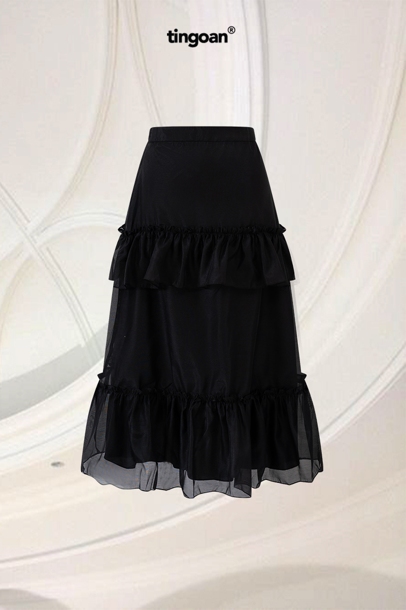 LIU WEN LONG SKIRT/BL