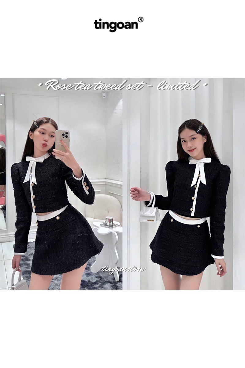 ROSE TEA TOP/BL