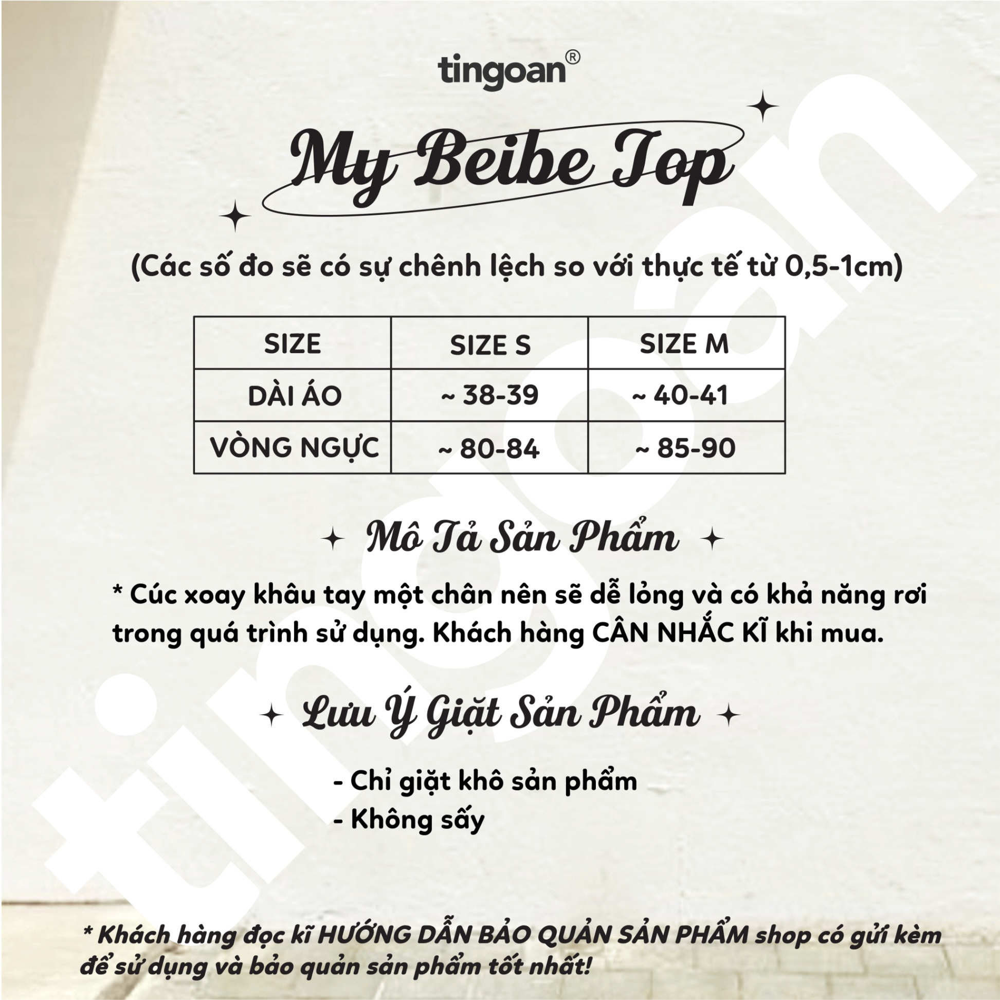 MY BEIBI TWEED TOP/BL