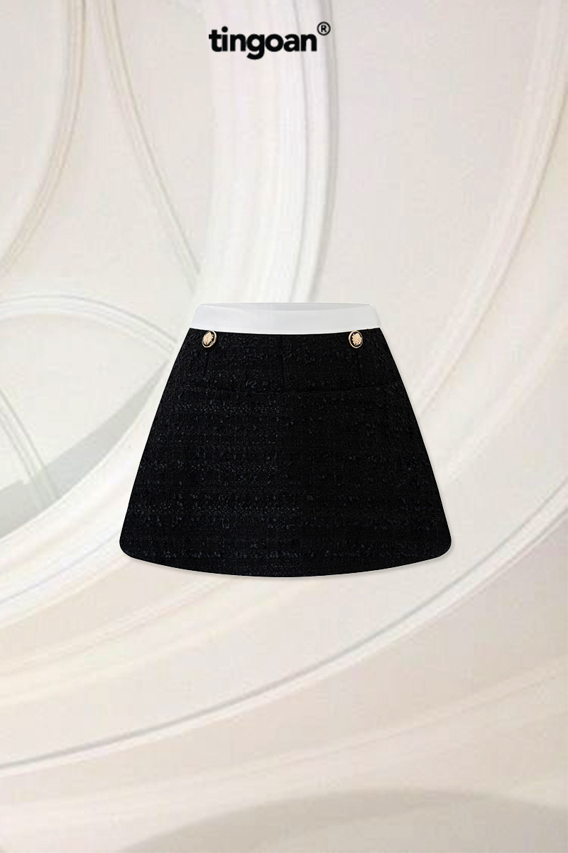 ROSE TEA SKIRT/BL