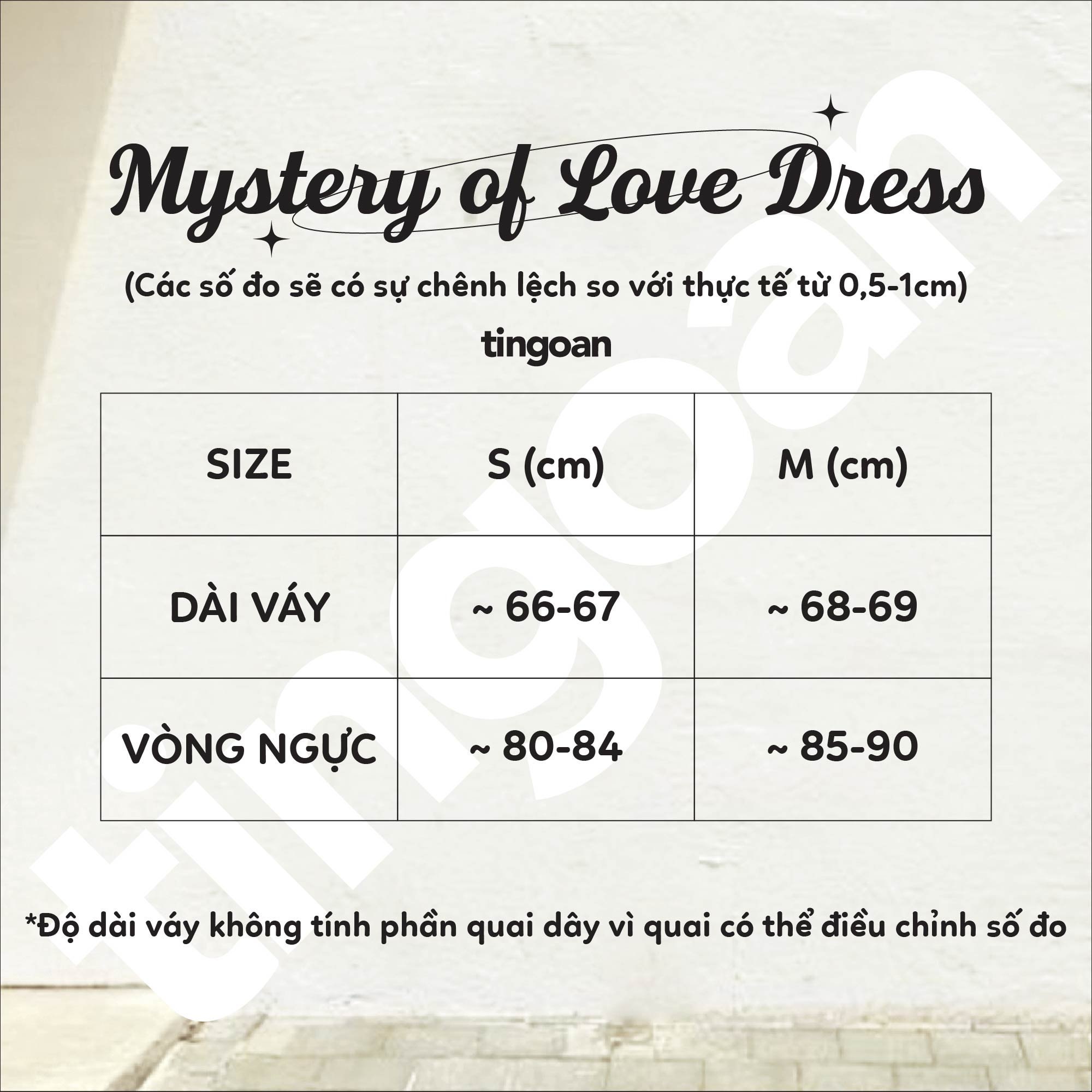 MYSTERY OF LOVE DRESS/BL