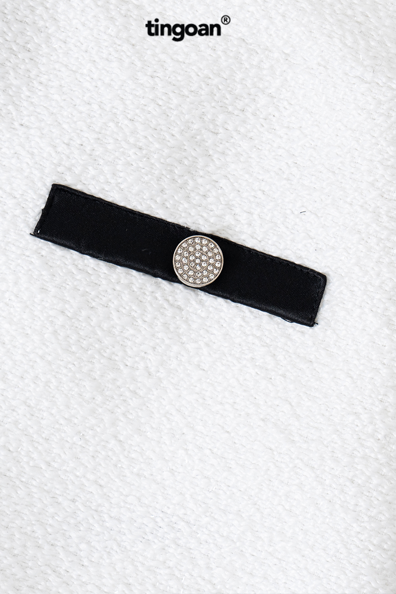 YUKA YUKA TWEED SKIRT/WH