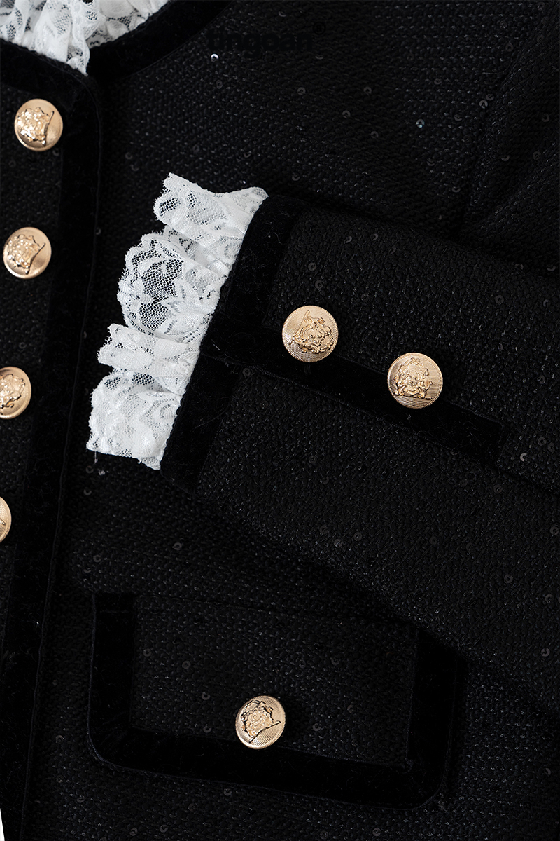 MIDNIGHT RAIN TWEED JACKET/BL/FS