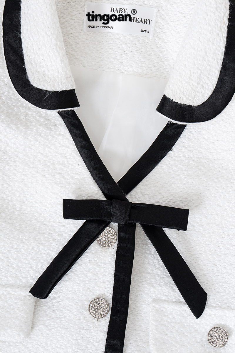 YUKA YUKA TWEED TOP/WH