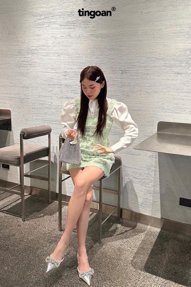 ROYAL BABY DRESS/MINT