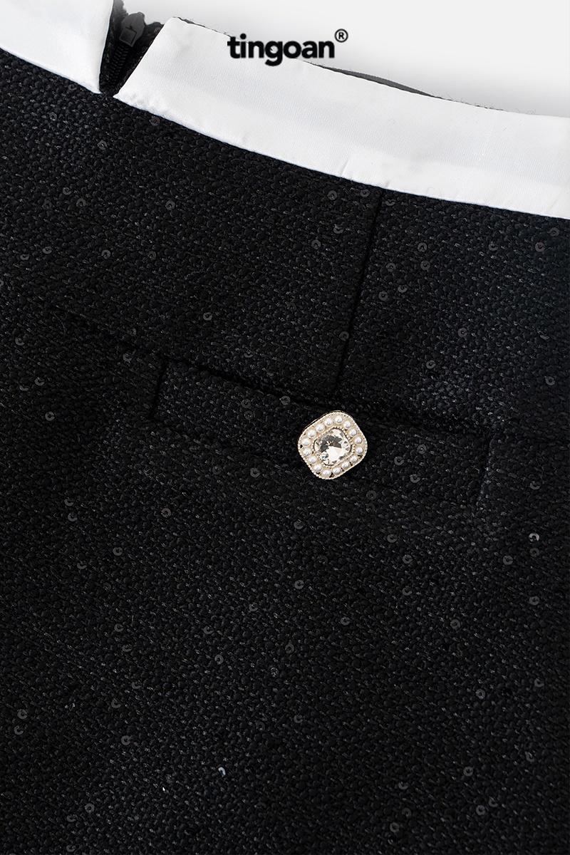 SUPER STAR TWEED SKIRT/BL