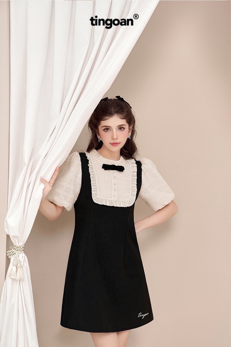 MOON LOVERS DRESS/BL