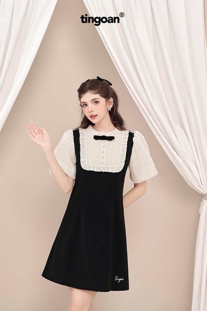 MOON LOVERS DRESS/BL