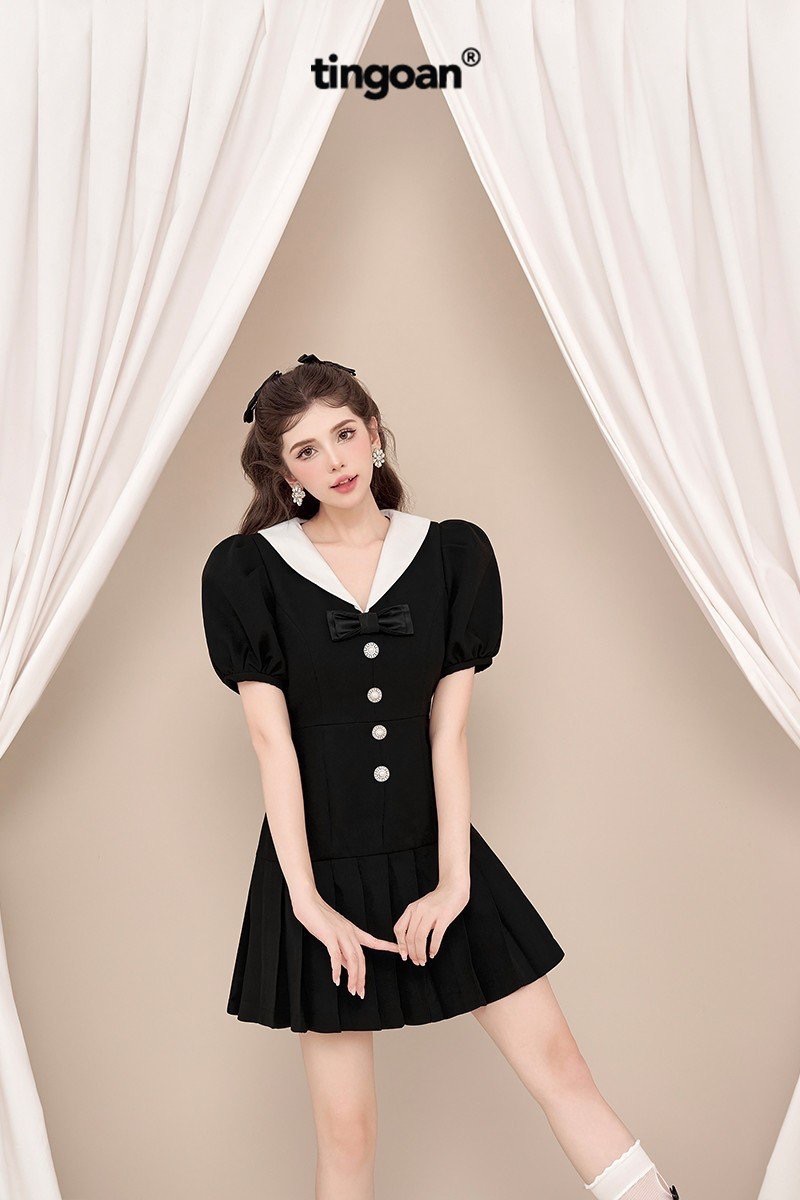 MARIE ANNA DRESS/BL