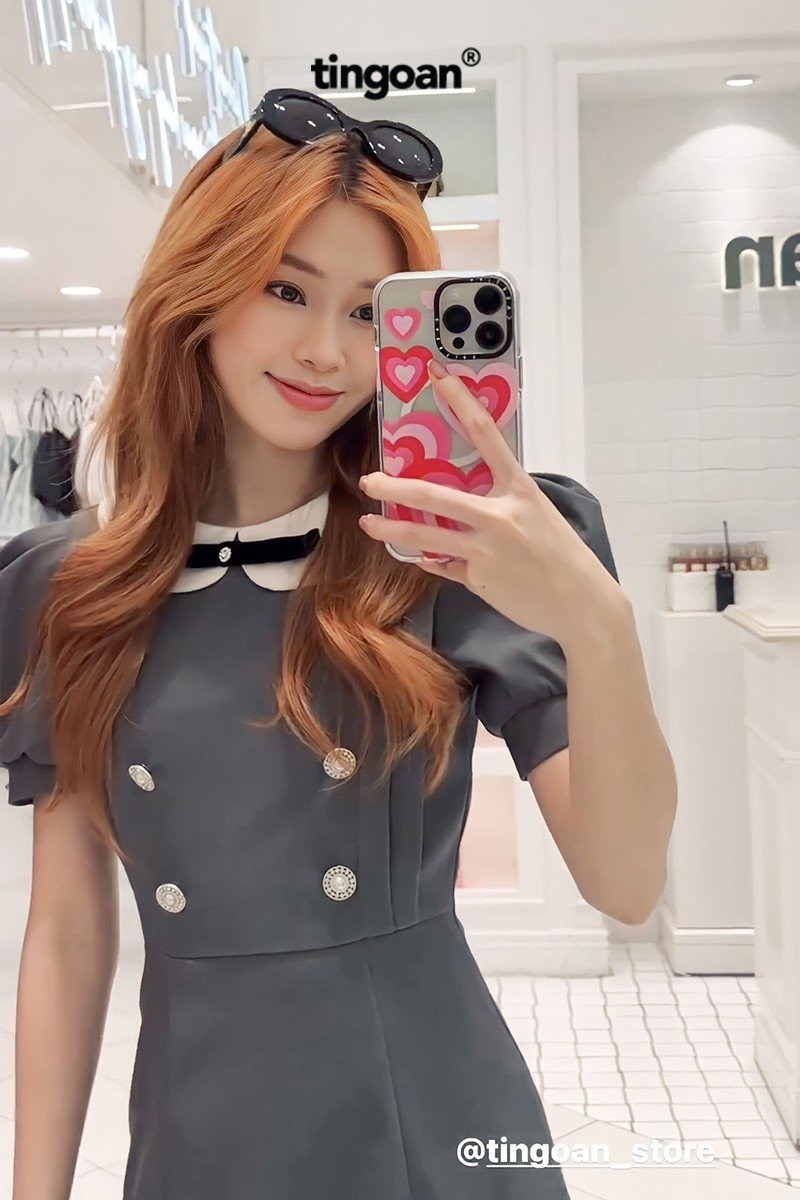 CLASSIE DRESS VER2 (KHÔNG CÚC TAY)/GR