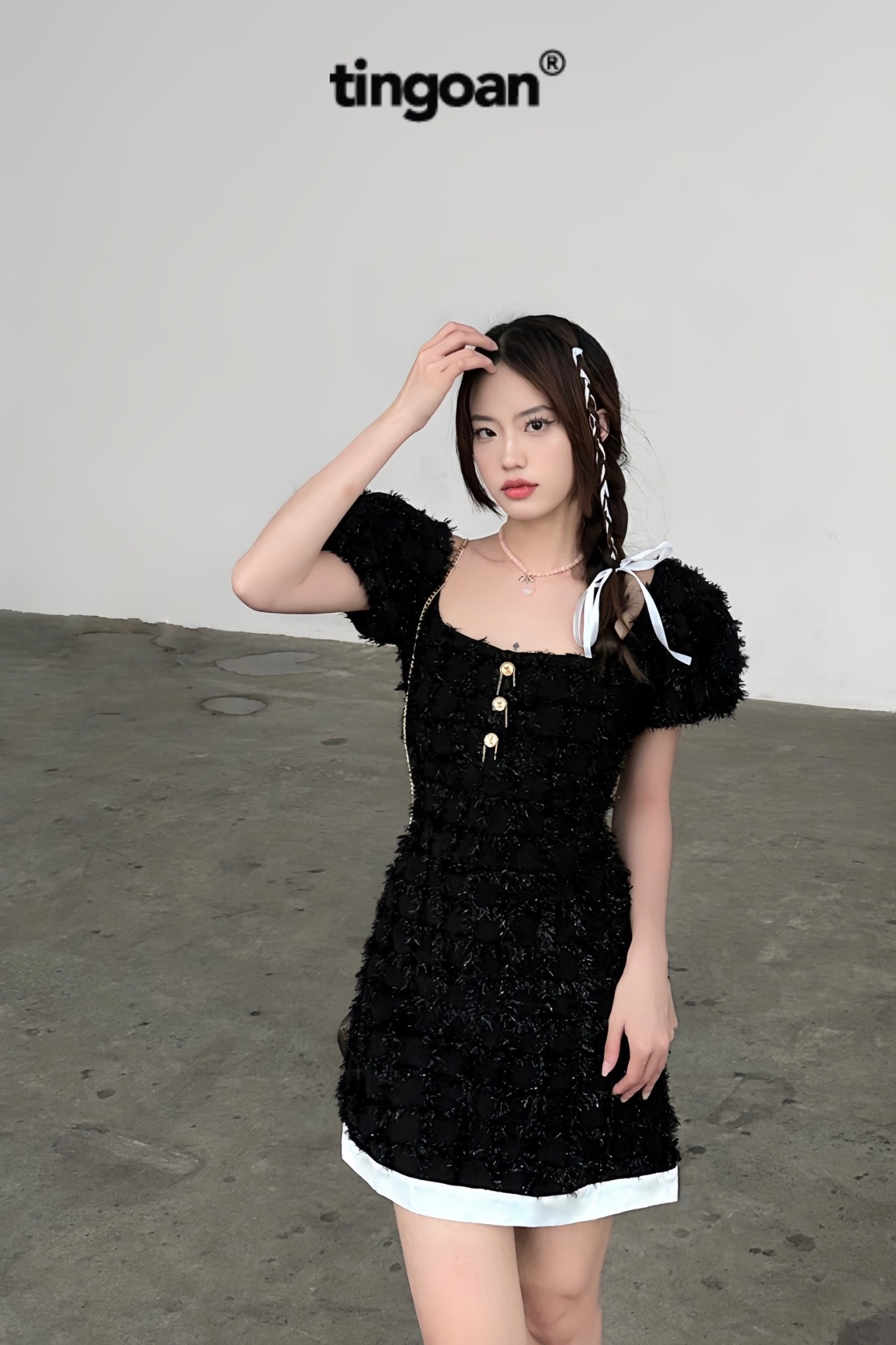 LOVE ME ONLY DRESS/BL