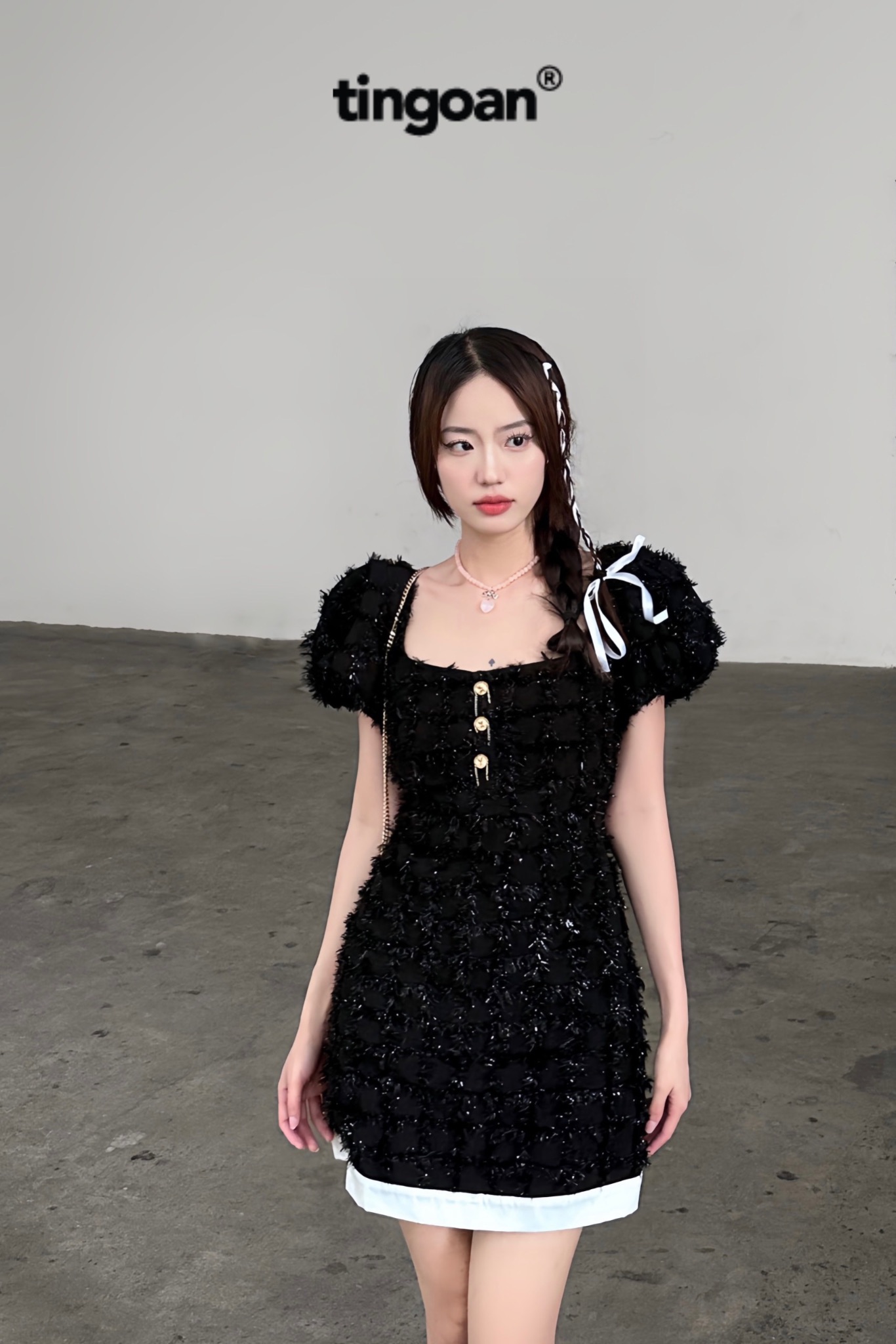 LOVE ME ONLY DRESS/BL