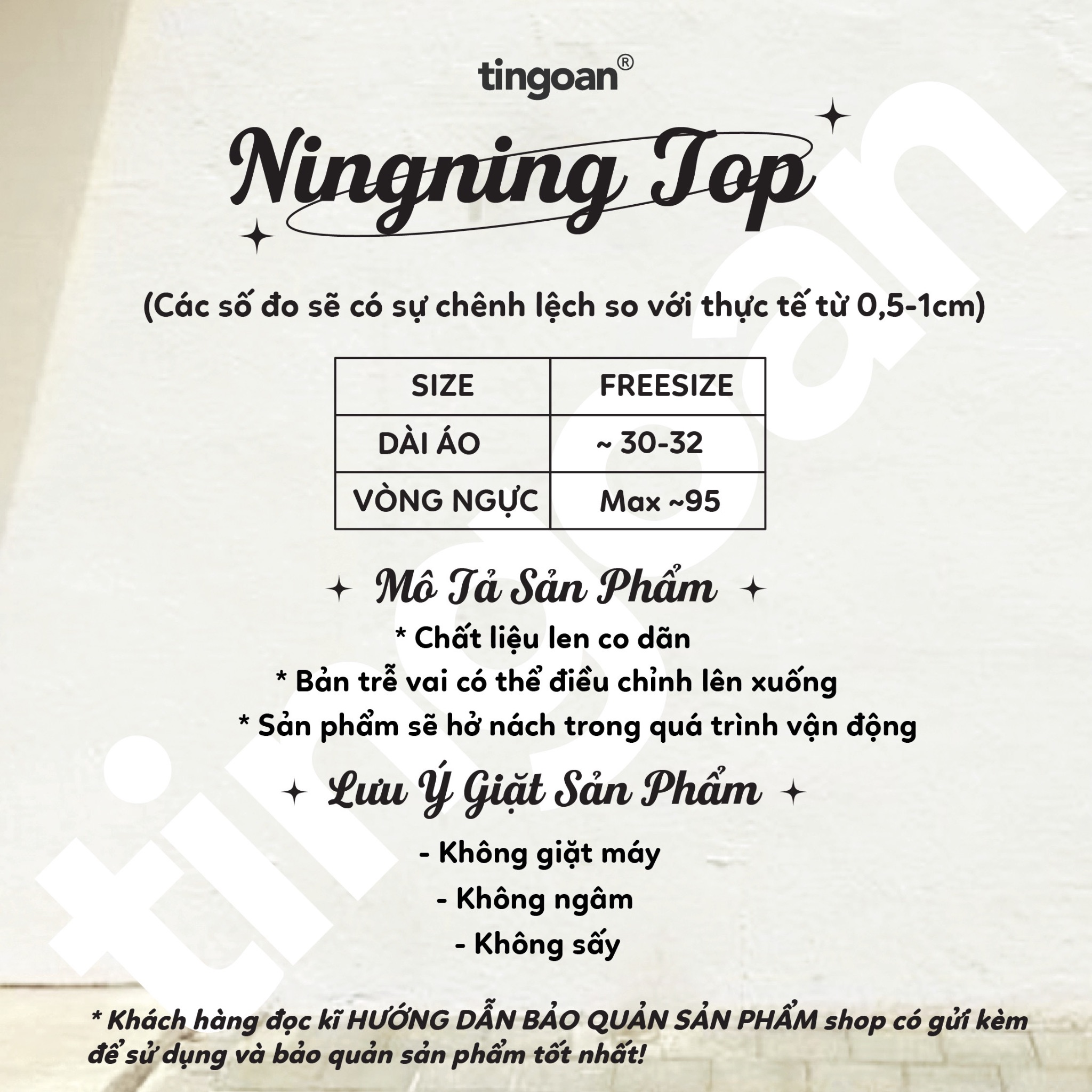 NINGNING TOP/BL/FS